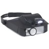 Viseira Carson LumiVisor LV-10 com lentes de ampliação e LED