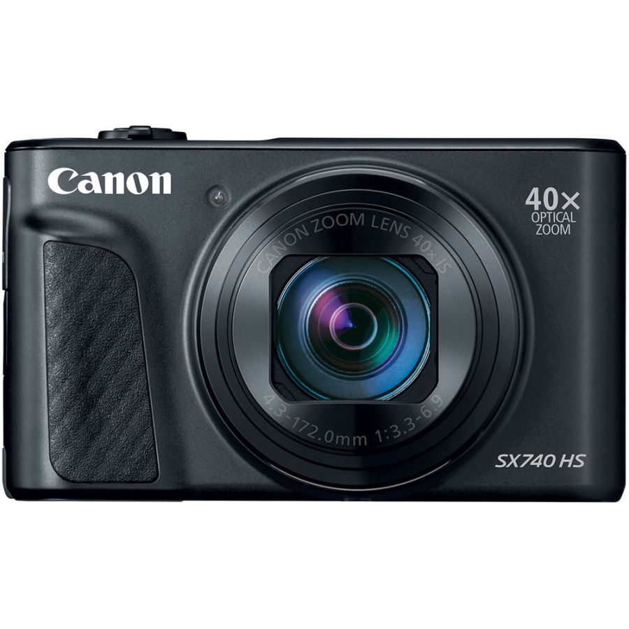 Câmera compacta Canon Powershot SX740 HS com zoom óptico de 40x e WiFi (PRETO)