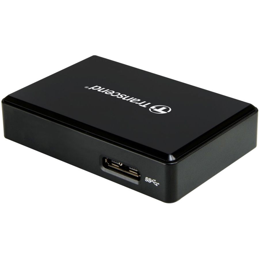 Leitor de cartão de memória SD, microSD e Compact Flash Transcend RDF9 USB 3.1