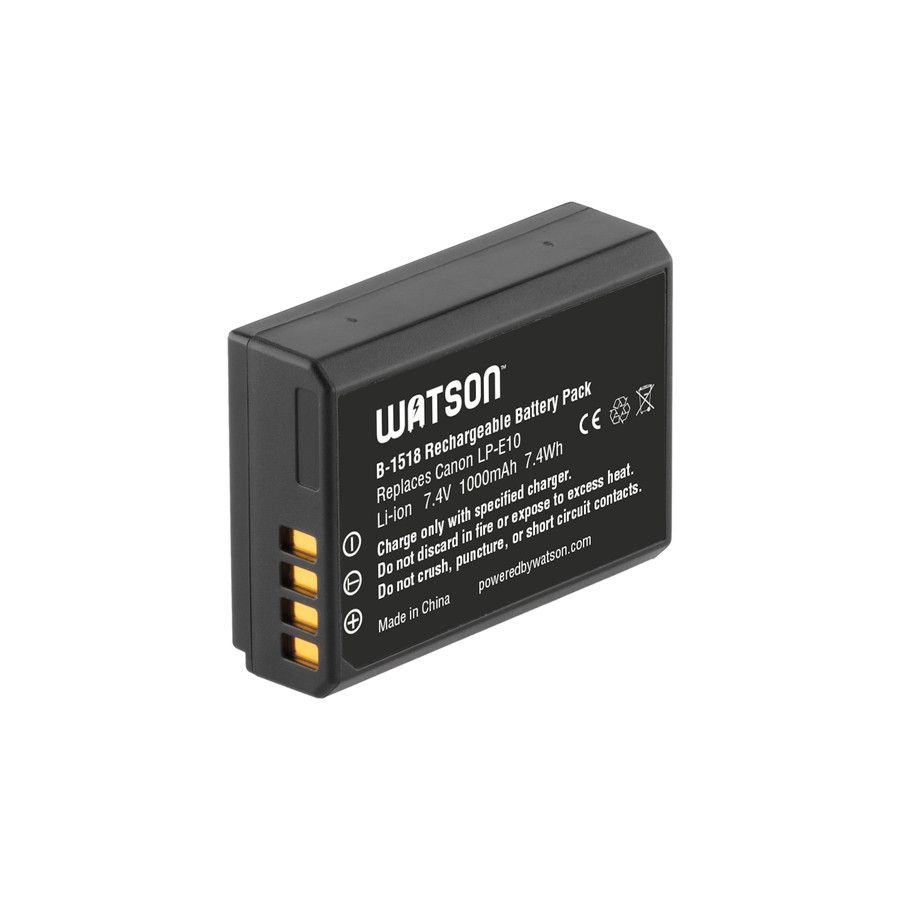 Bateria recarregável Watson LP-E10 para Canon (B-1518)