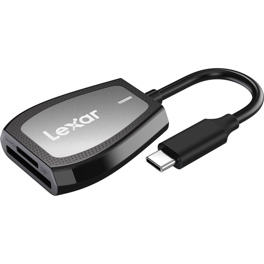 Leitor de cartão de memória SD e microSD Lexar USB-C