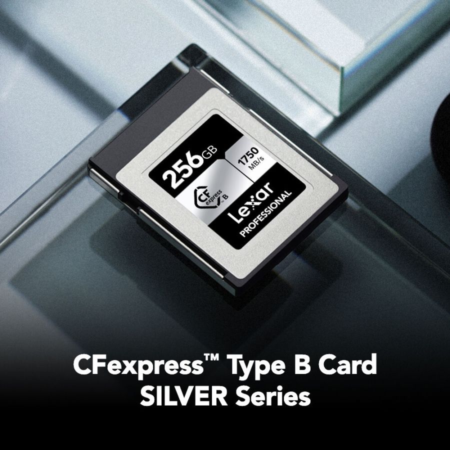Cartão CFexpress Tipo B Lexar Silver 256GB - 1750MB/S