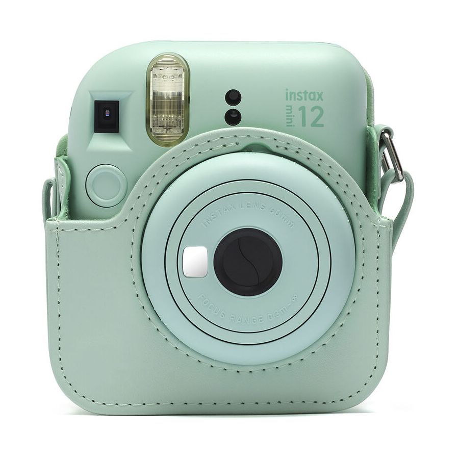 Kit câmera Instantânea Fujifilm instax mini 12 VERDE MENTA + bolsa + filme com 10 fotos mermaid tail