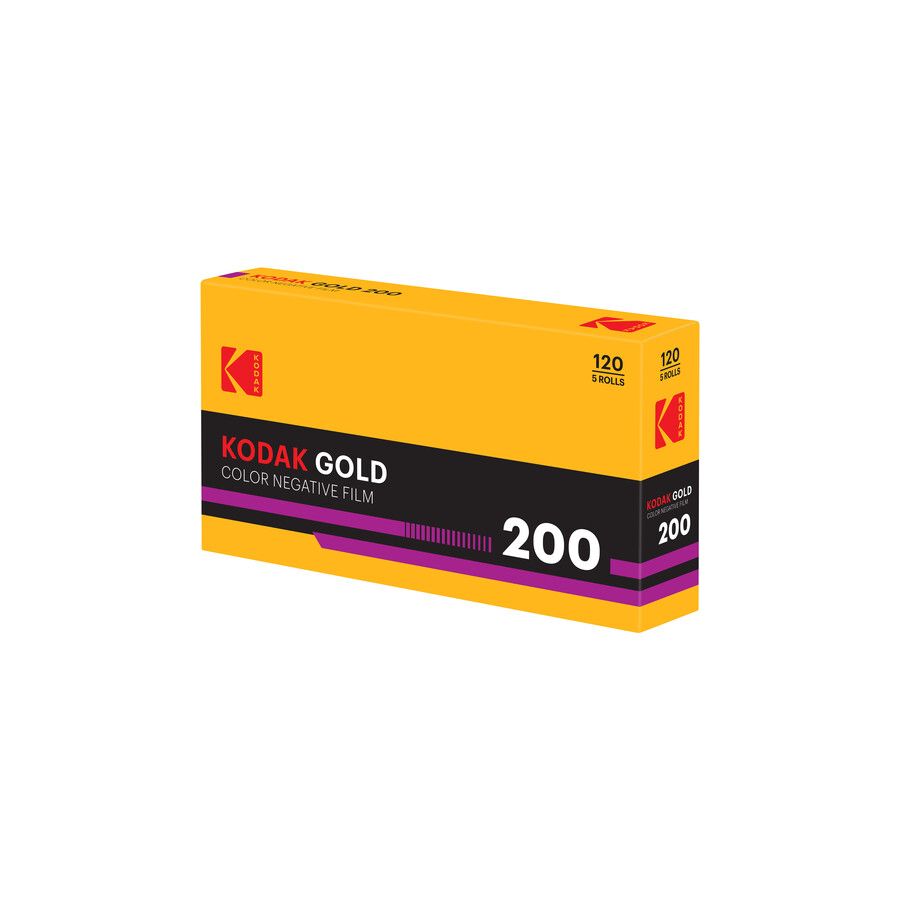 Filme fotográfico 120 Kodak Eastman Gold ISO 200 Colorido