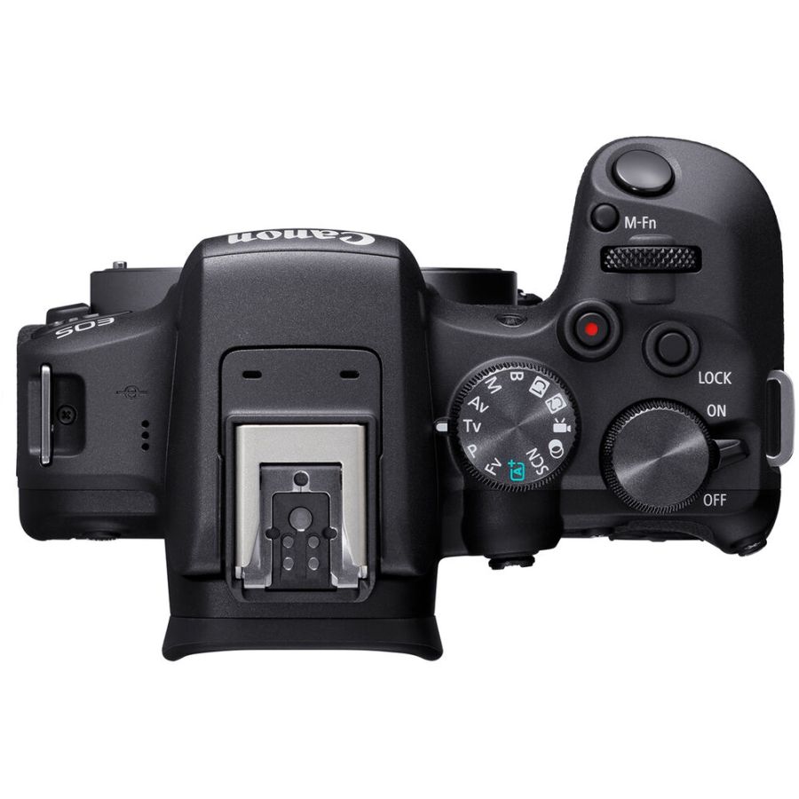 Câmera mirrorless Canon EOS R10 com lente RF-S 18-45mm IS STM