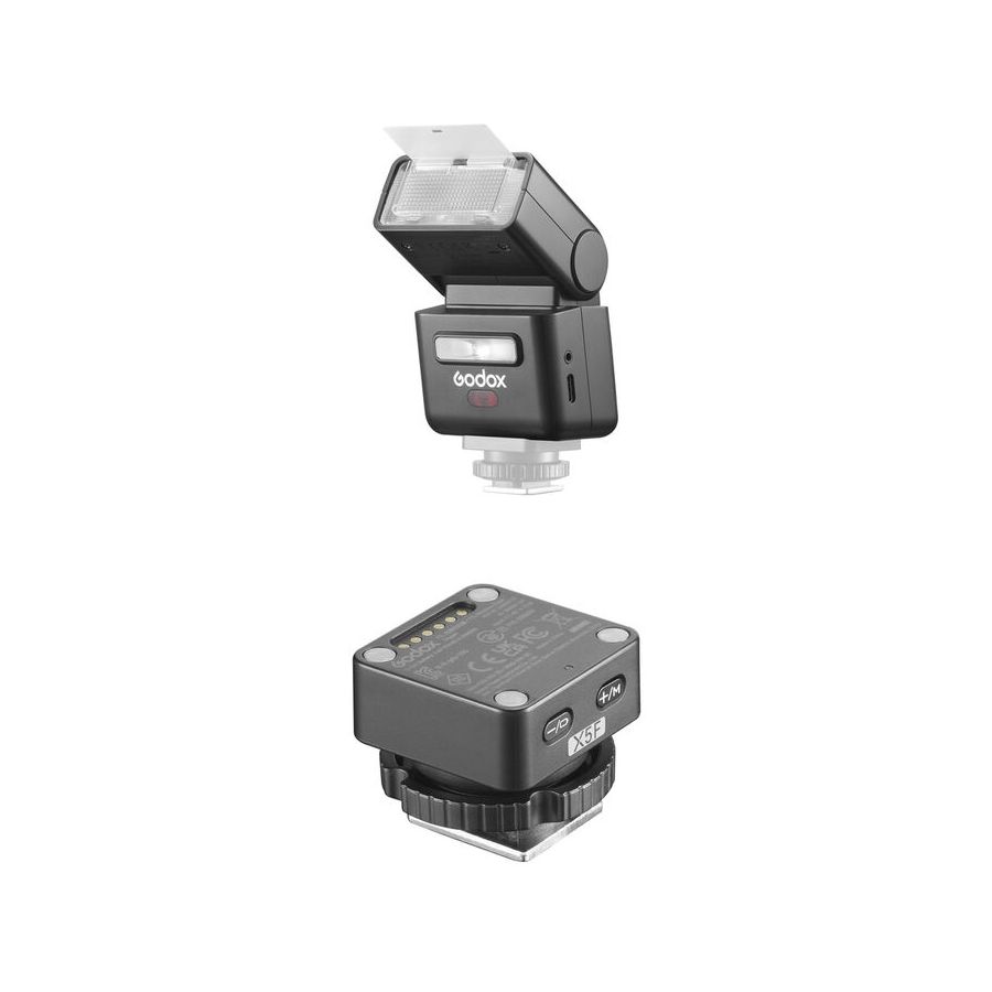 Flash compacto Godox iT32 TTL com disparador X5F para câmeras Fujifilm