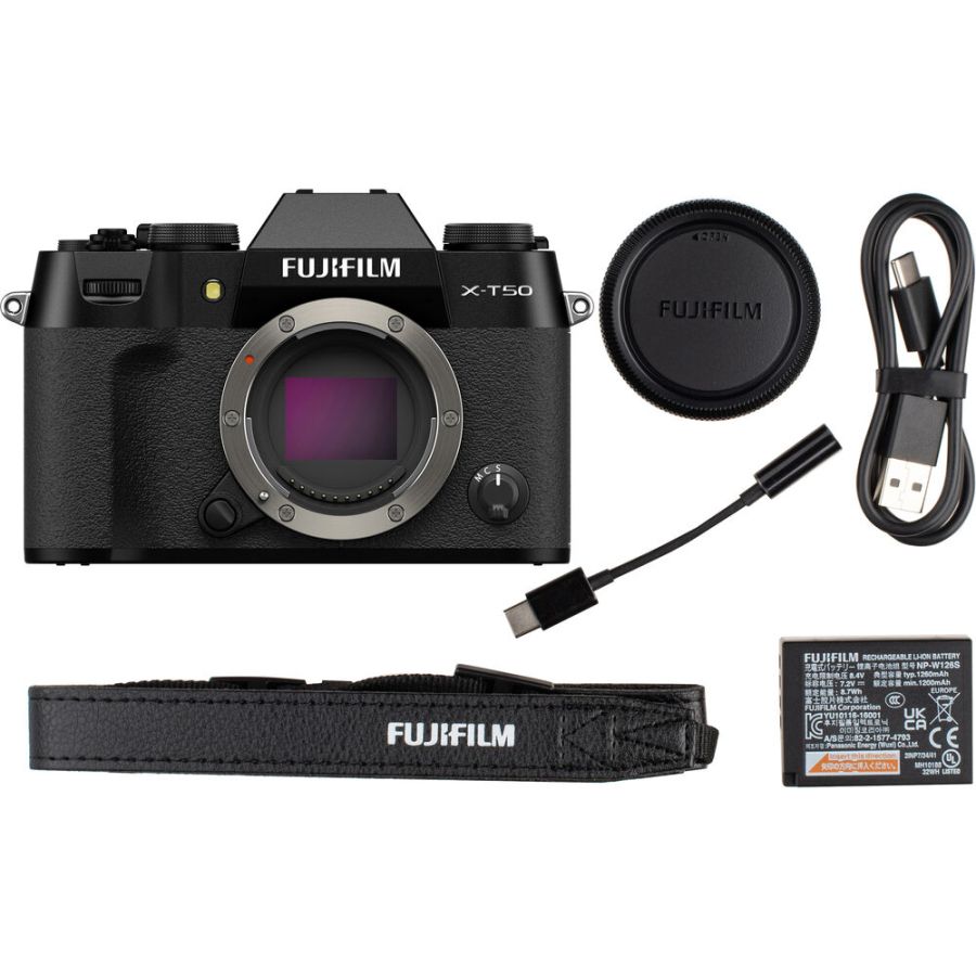 Câmera mirrorless Fujifilm X-T50 (PRETO)