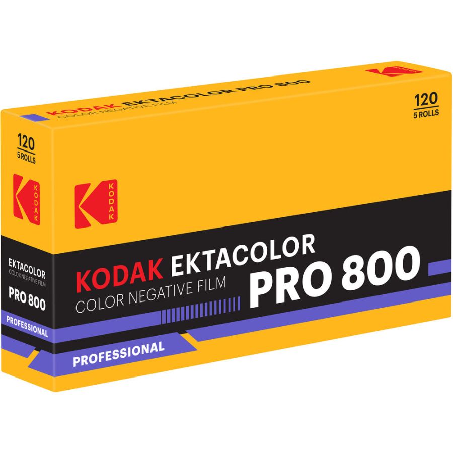Filme fotográfico 120 Kodak Ektachrome PRO 800 Colorido