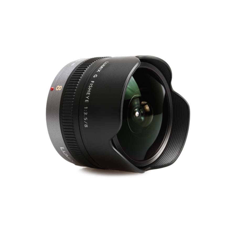Objetiva Panasonic Lumix G 8mm f3.5 Fisheye (micro 4/3) - USADO
