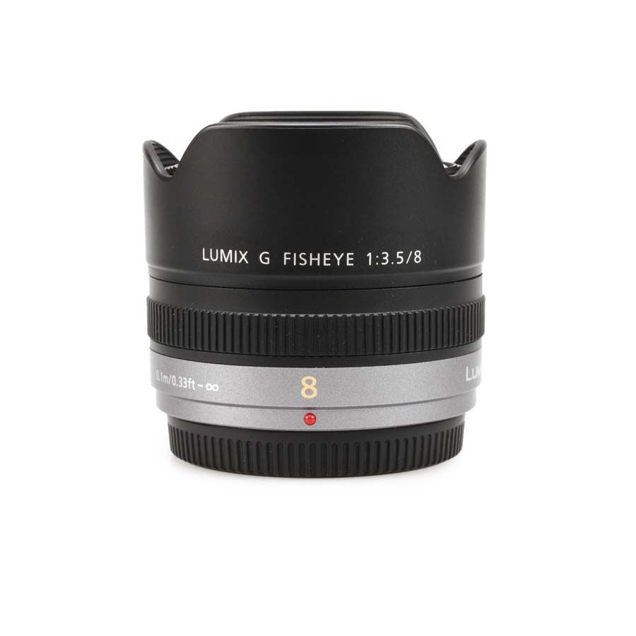 Objetiva Panasonic Lumix G 8mm f3.5 Fisheye (micro 4/3) - USADO