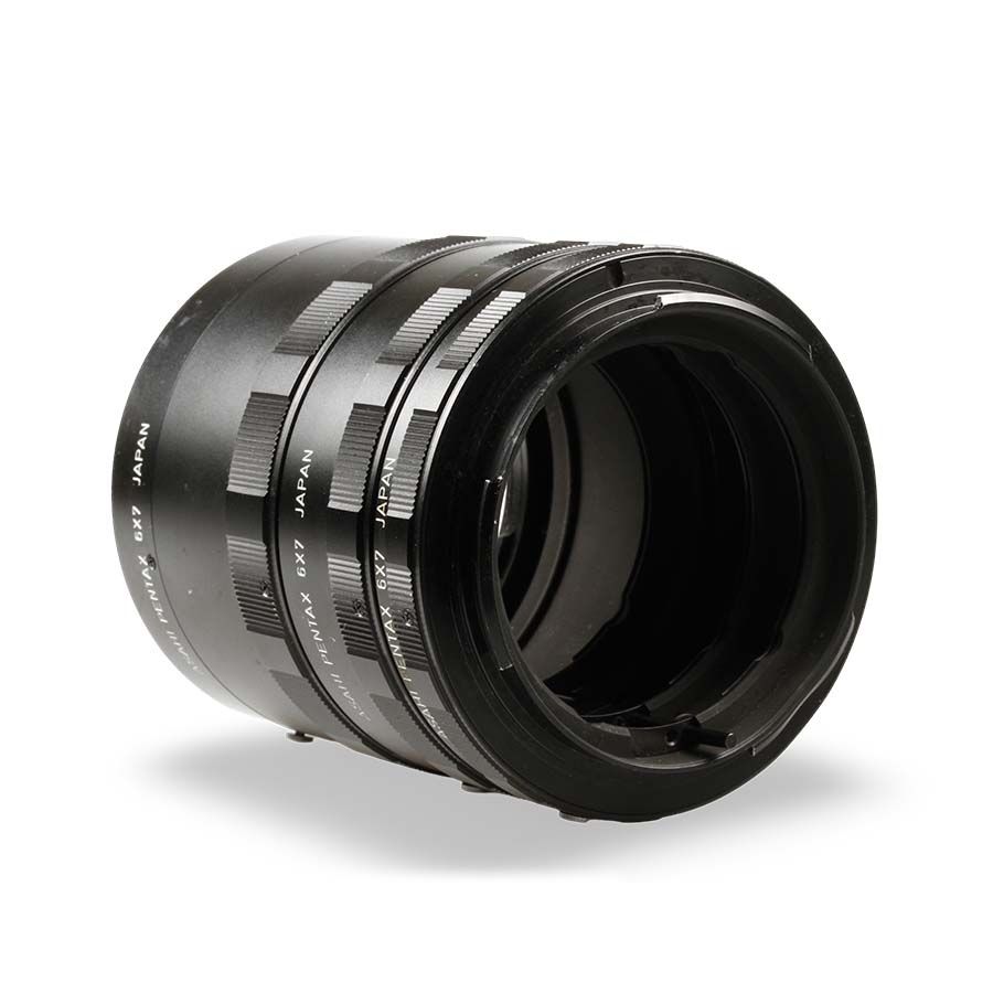 Kit de tubos extensores Asahi Pentax 6x7 com 3 peças - USADOS