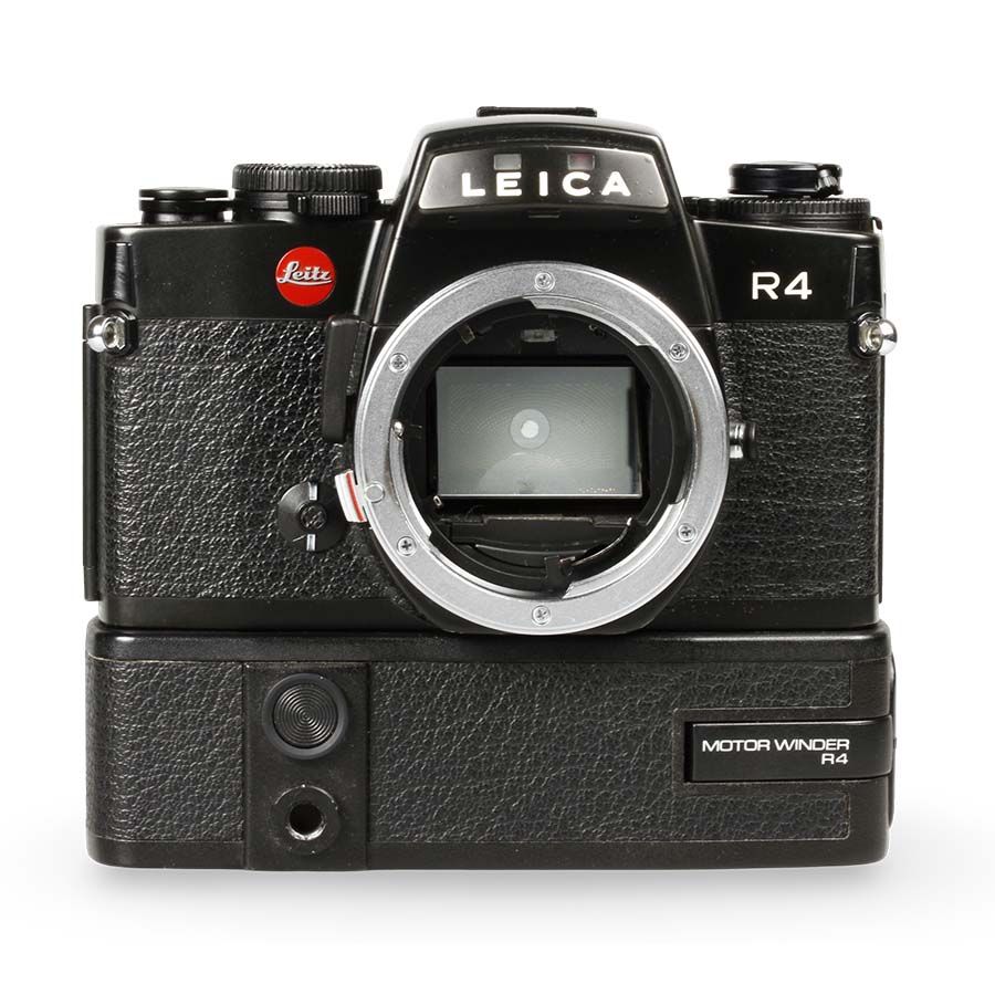 Câmera analógica 35mm Leica R4 com Motor Winder - USADO