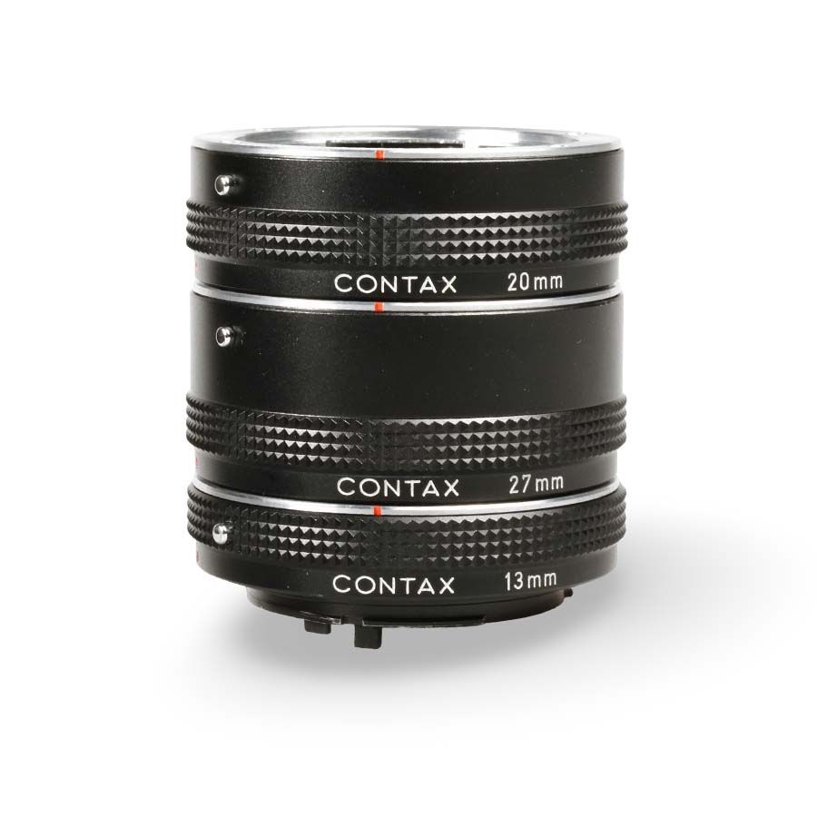 Kit de tubos extensores Contax 13mm, 20mm e 27mm (Contax / Yashica) - USADO
