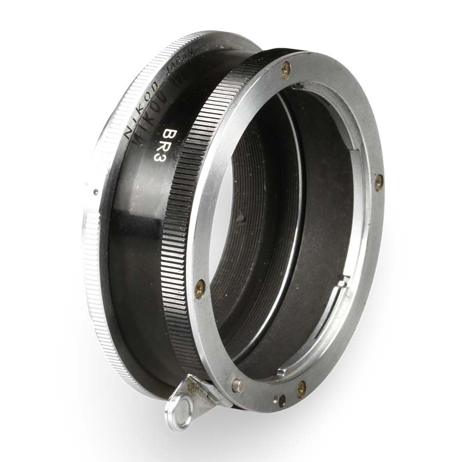 Anel adaptador Nikon BR-3 - Montagem Nikon F para filtro 52mm (PRETO) - USADO