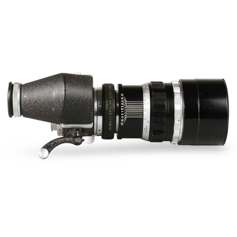 Objetiva Leica TELYT 200mm f4 com Visoflex II - USADO