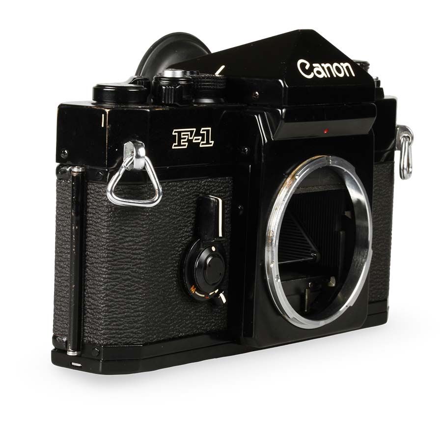 Câmera analógica 35mm Canon F-1 com Motor Drive MF - USADO