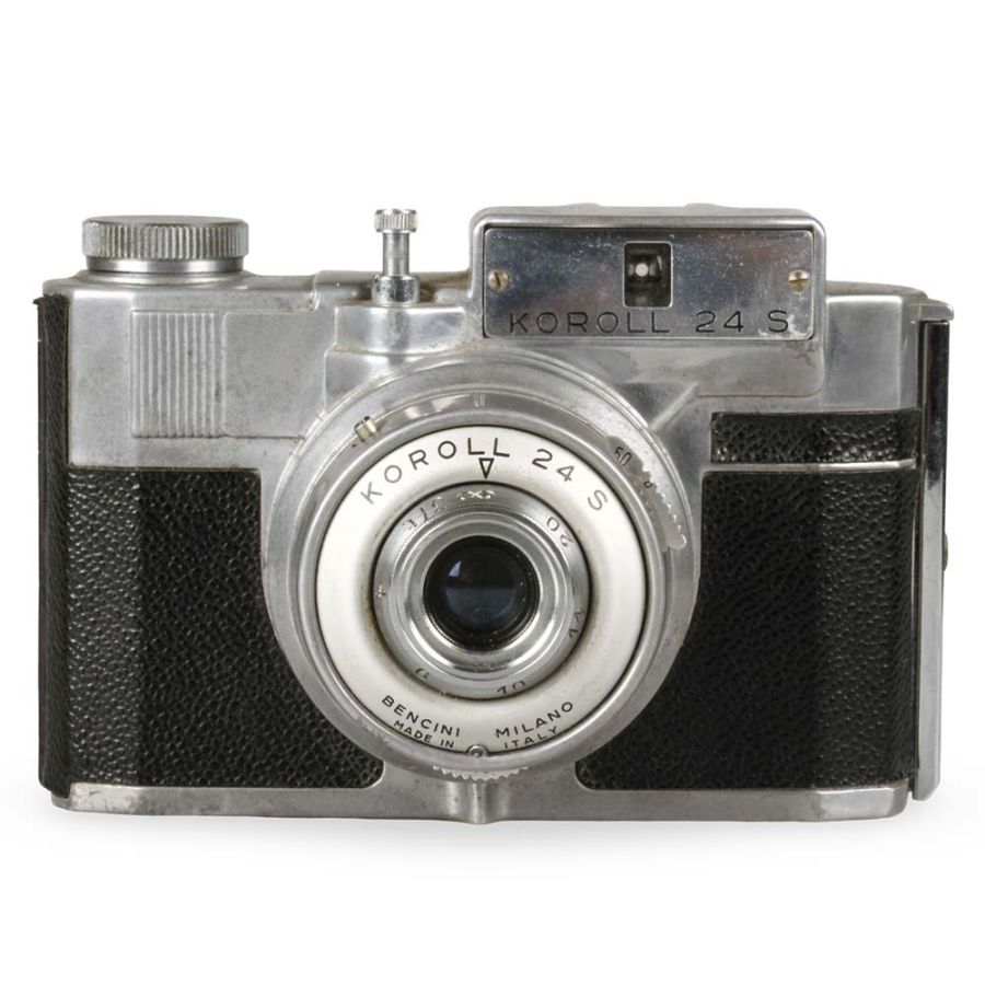 Câmera analógica médio-formato Bencini Koroll 24S - Decoração