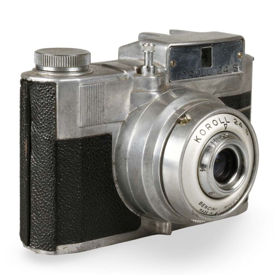 Câmera analógica médio-formato Bencini Koroll 24S - Decoração