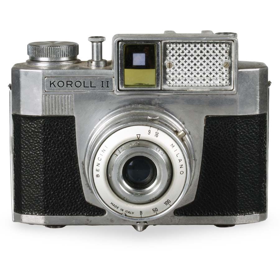 Câmera analógica médio-formato Bencini Koroll II - Decoração