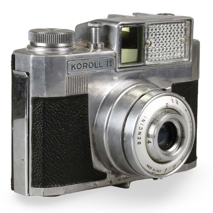 Câmera analógica médio-formato Bencini Koroll II - Decoração