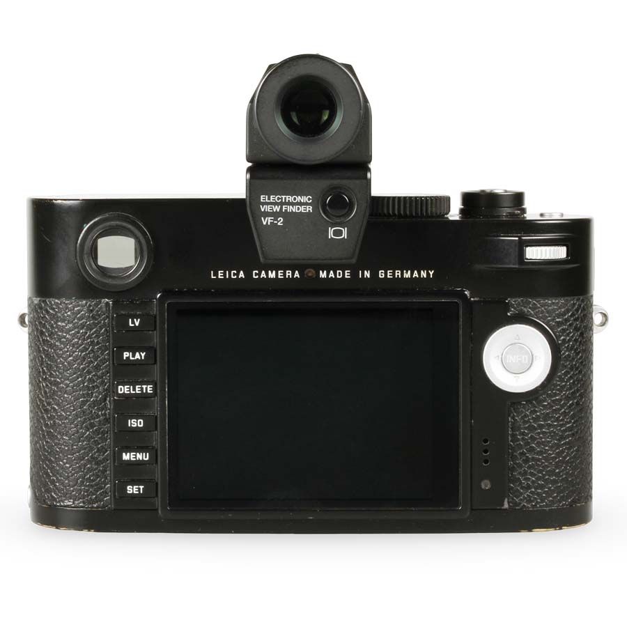 Câmera digital rangefinder Leica M (Typ 240) com visor Olympus VF-2 - USADO