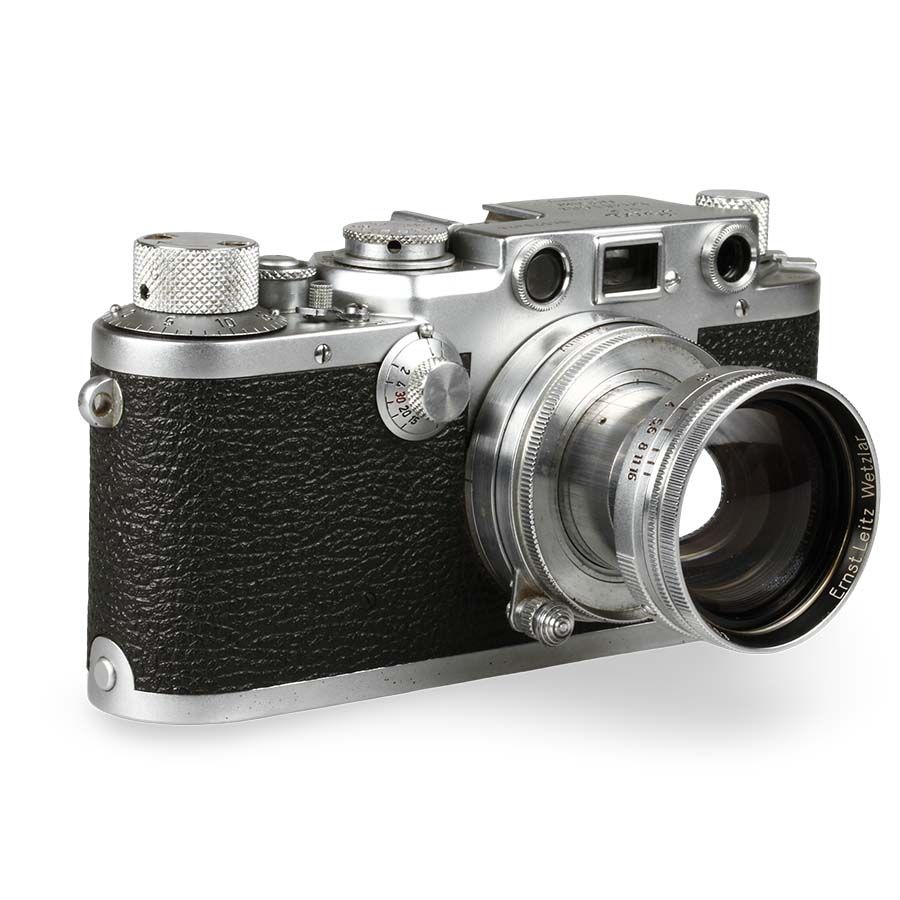 Câmera analógica 35mm Leica II f (Factory Upgraded) com lente Summitar 50mm f2 - USADO