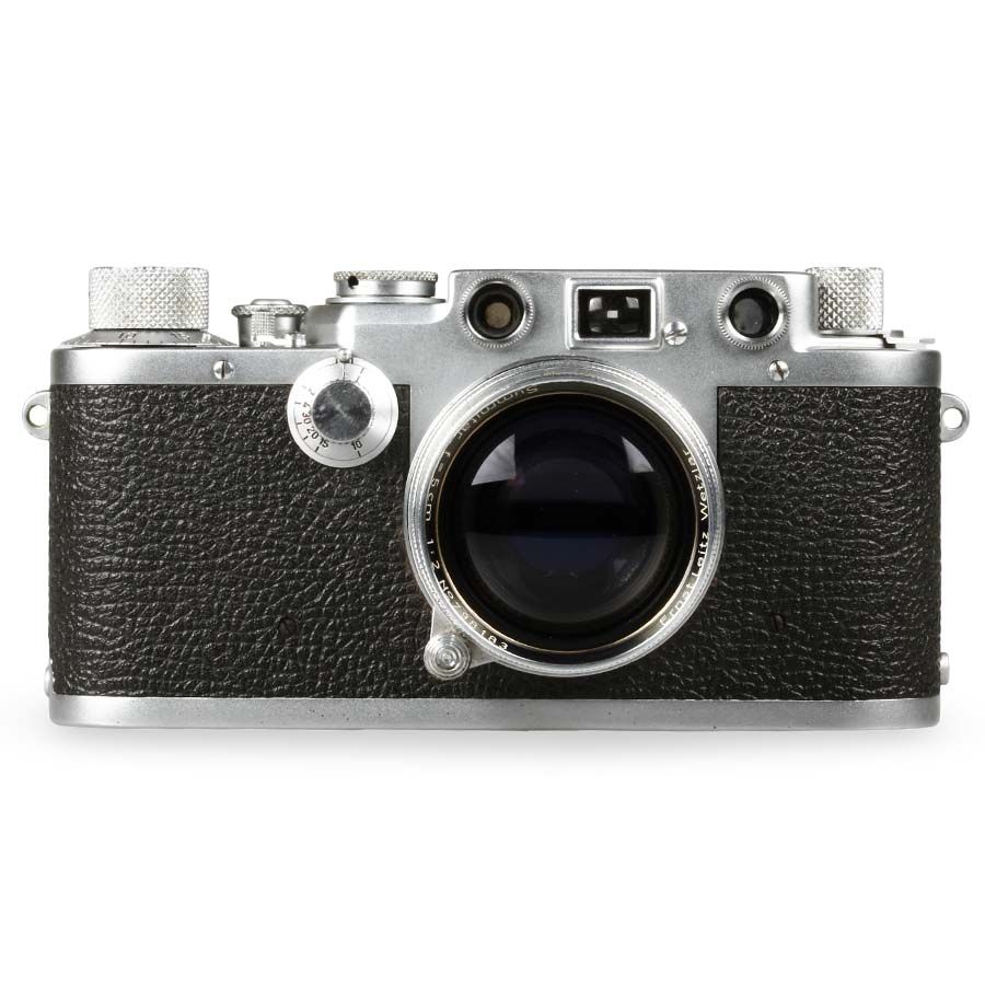 Câmera analógica 35mm Leica II f (Factory Upgraded) com lente Summitar 50mm f2 - USADO