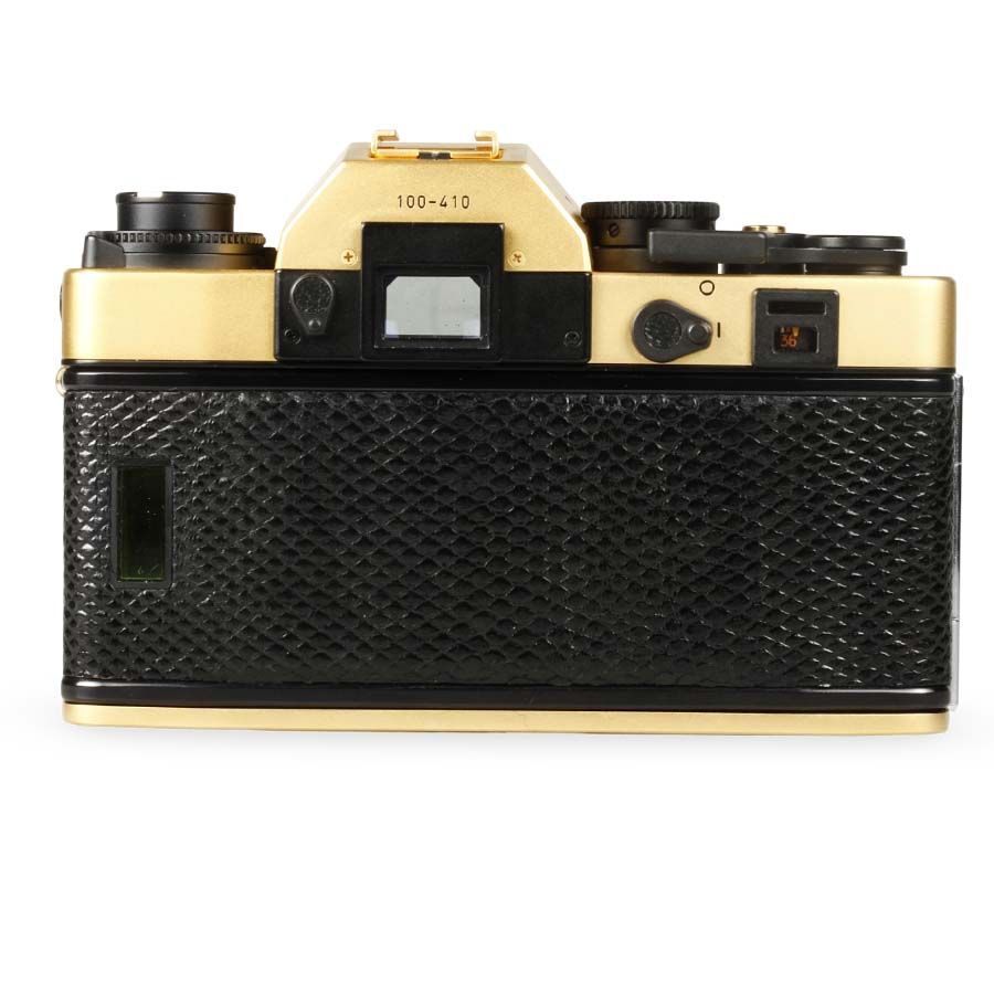 Câmera analógica 35mm Leica R3 Electronic GOLD com lente Summilux-R 50mm f1.4 (Edição comemorativa de 100 anos do nascimento de Oskar Barnack) - USADO