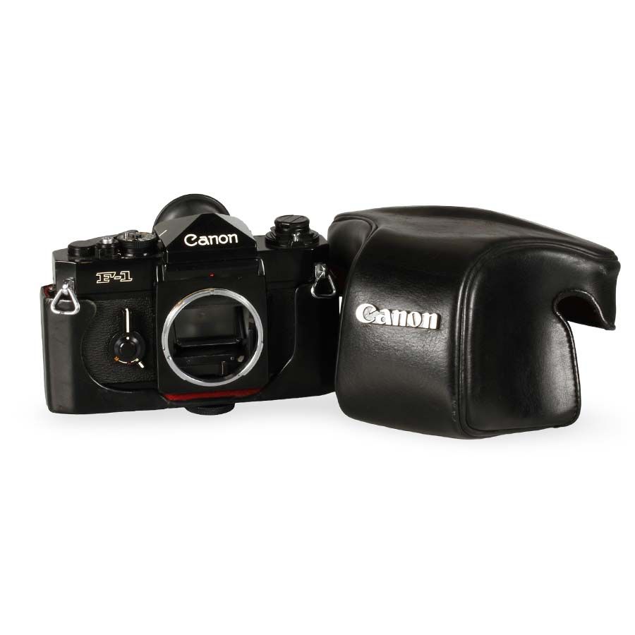 Câmera analógica 35mm Canon F-1 com Motor Drive MF - USADO