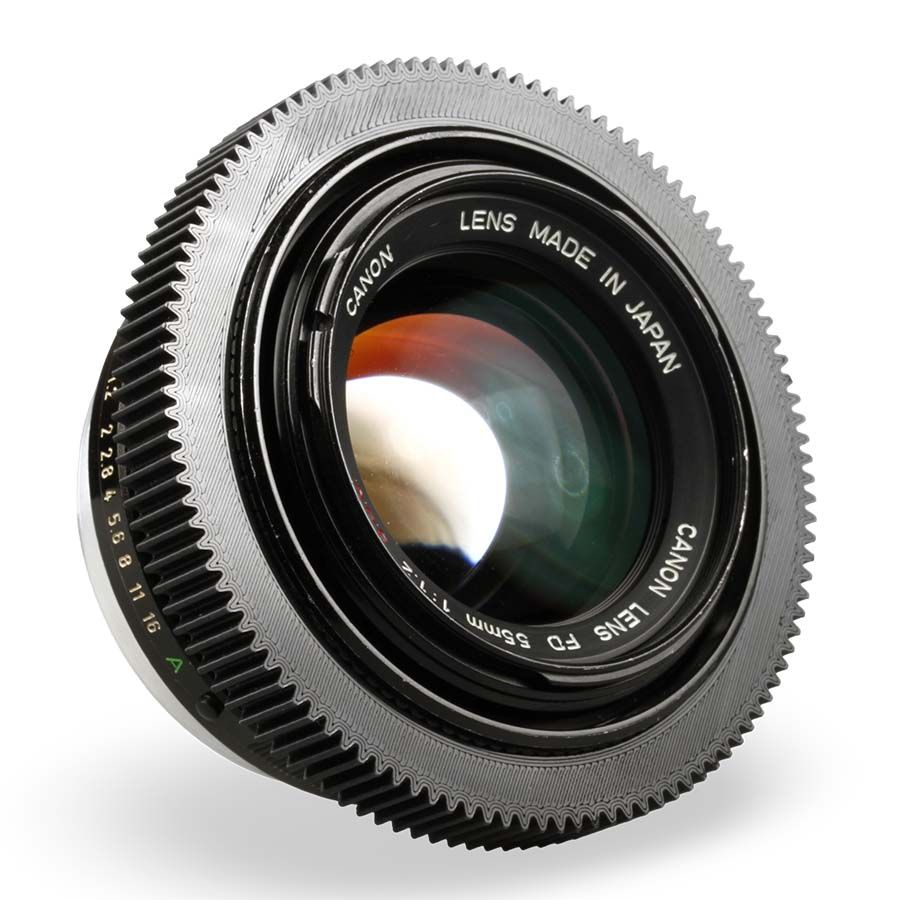 Objetiva Canon FD 55mm f1.2 S.S.C. (adaptada para encaixe Canon EF) - USADO