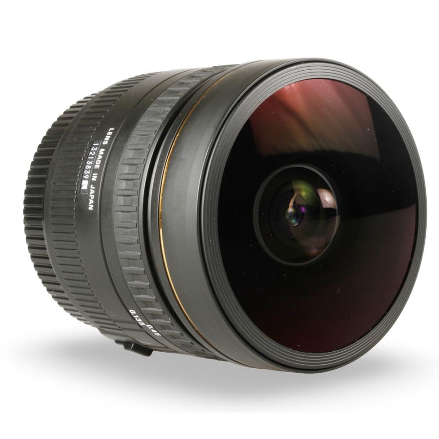 Objetiva Sigma 8mm f3.5 EX DG Fisheye Circular (Canon EF) - USADO
