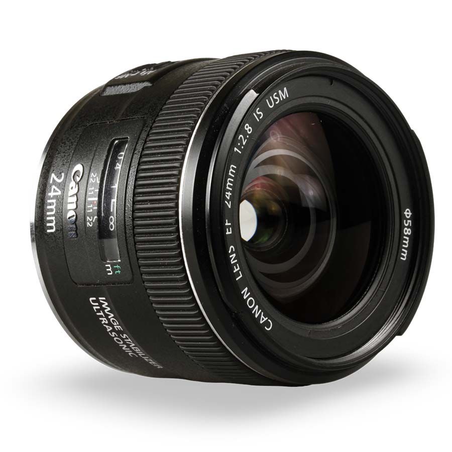 Objetiva Canon EF 24mm f2.8 IS USM - USADO