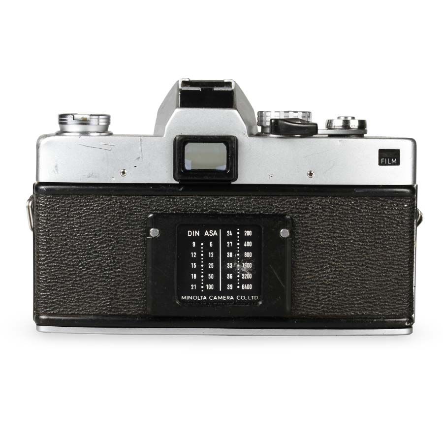 Câmera analógica 35mm Minolta SR-T 303b com lente 50mm f1.7 - USADO