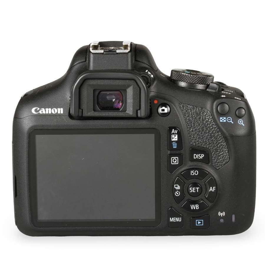 Câmera DSLR Canon EOS Rebel T7+ Plus com lente 18-55mm IS II - USADO (5850 disparos)