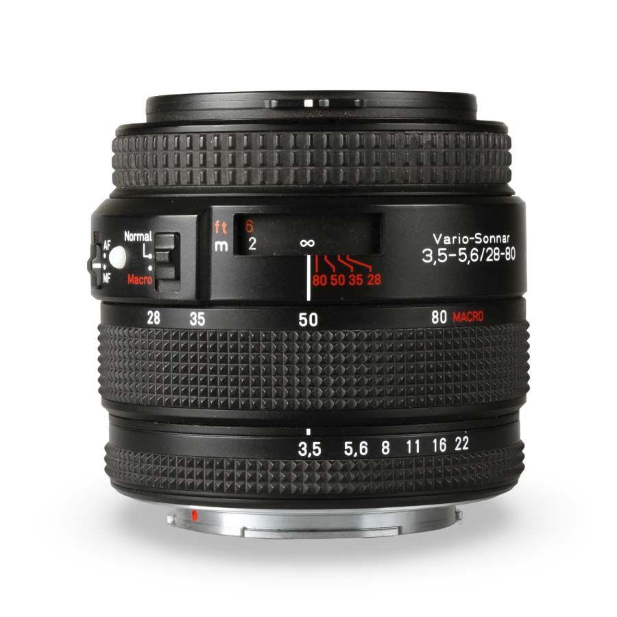 Objetiva Carl Zeiss Vario-Sonnar 28-80mm f3.5-5.6 T* (Contax N) - USADA