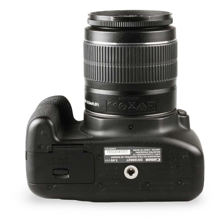 Câmera DSLR Canon EOS Rebel T6 com lente 18-55mm III - USADO (14.950 disparos)