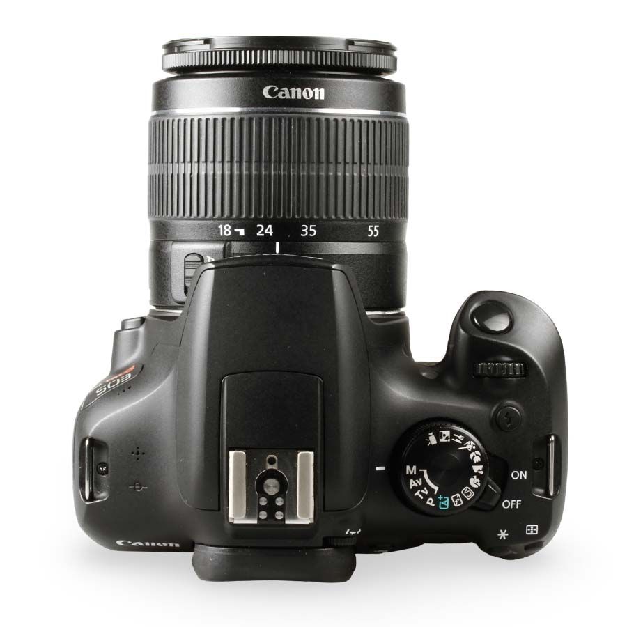 Câmera DSLR Canon EOS Rebel T6 com lente 18-55mm III - USADO (14.950 disparos)