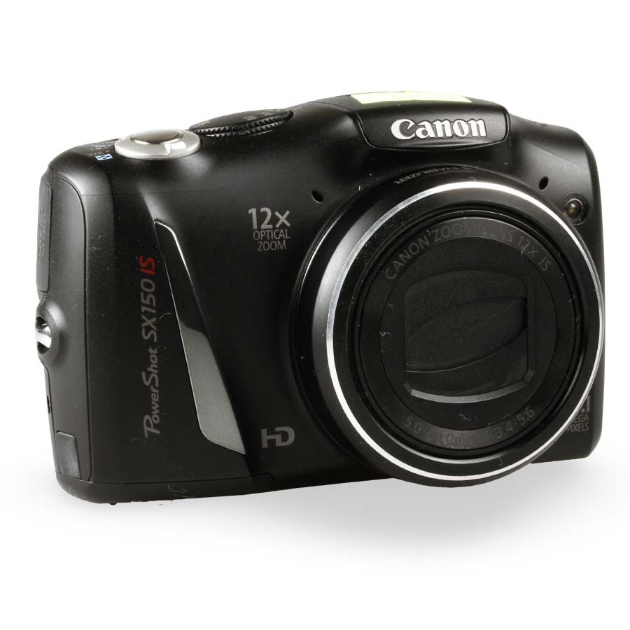 Câmera superzoom Canon PowerShot SX150 IS com zoom óptico de 12x - USADA