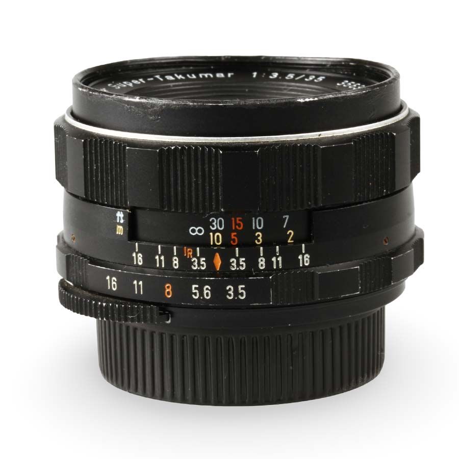 Objetiva Pentax Super-Takumar 35mm f3.5 (rosca M42) - USADO