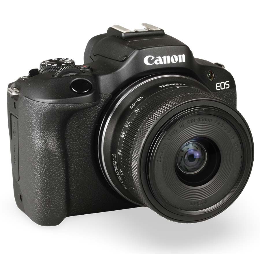Câmera mirrorless Canon EOS R100 com lente RF-S 18-45mm IS STM - USADO