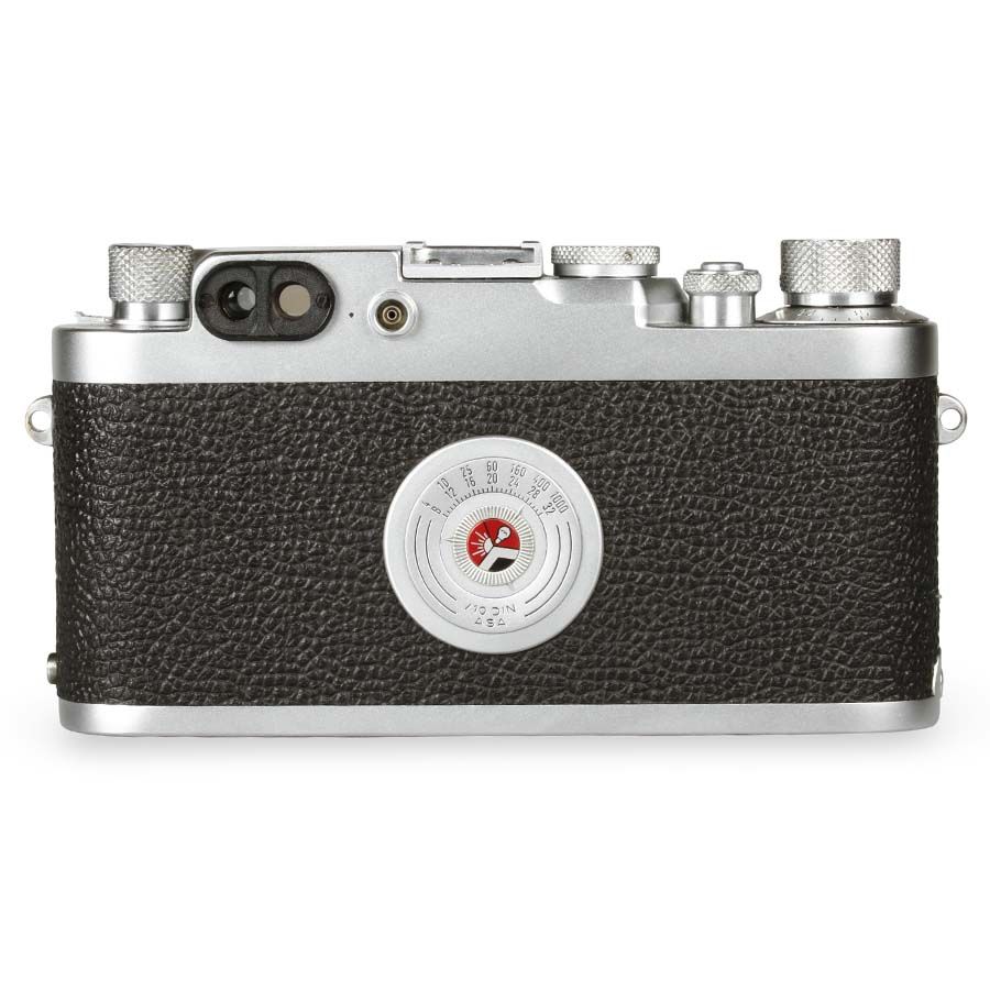 Câmera analógica 35mm Leica III G com lente Summicron 50mm f2 - USADA