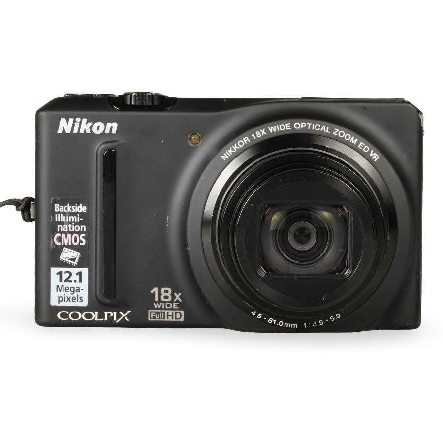 Câmera compacta Nikon Coolpix S9100 (PRETO) - USADO