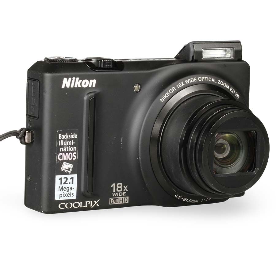 Câmera compacta Nikon Coolpix S9100 (PRETO) - USADO