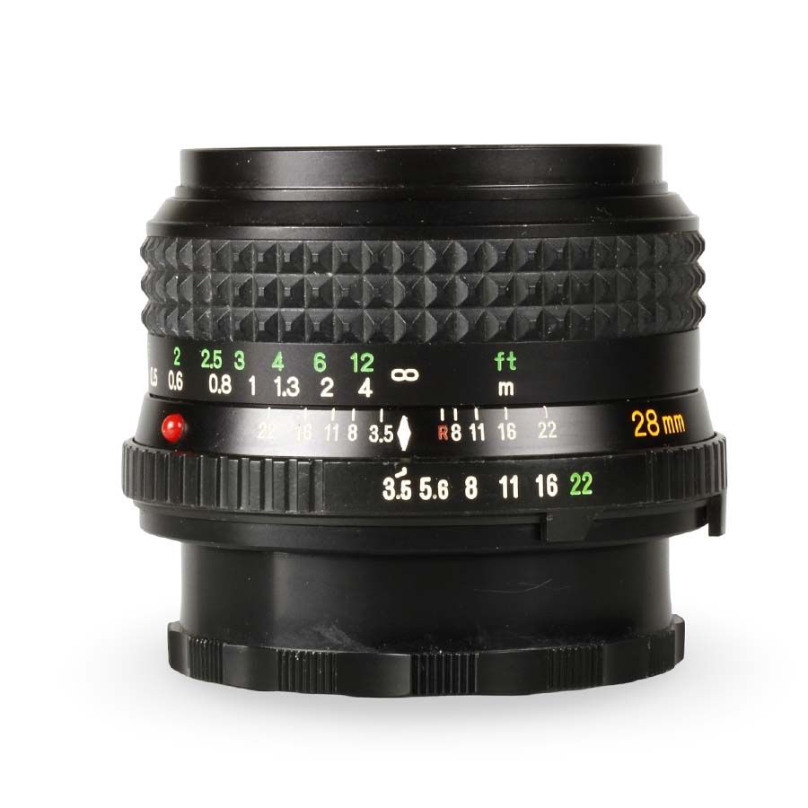 Objetiva Minolta MD W.ROKKOR 28mm f3.5 (SR) - USADO