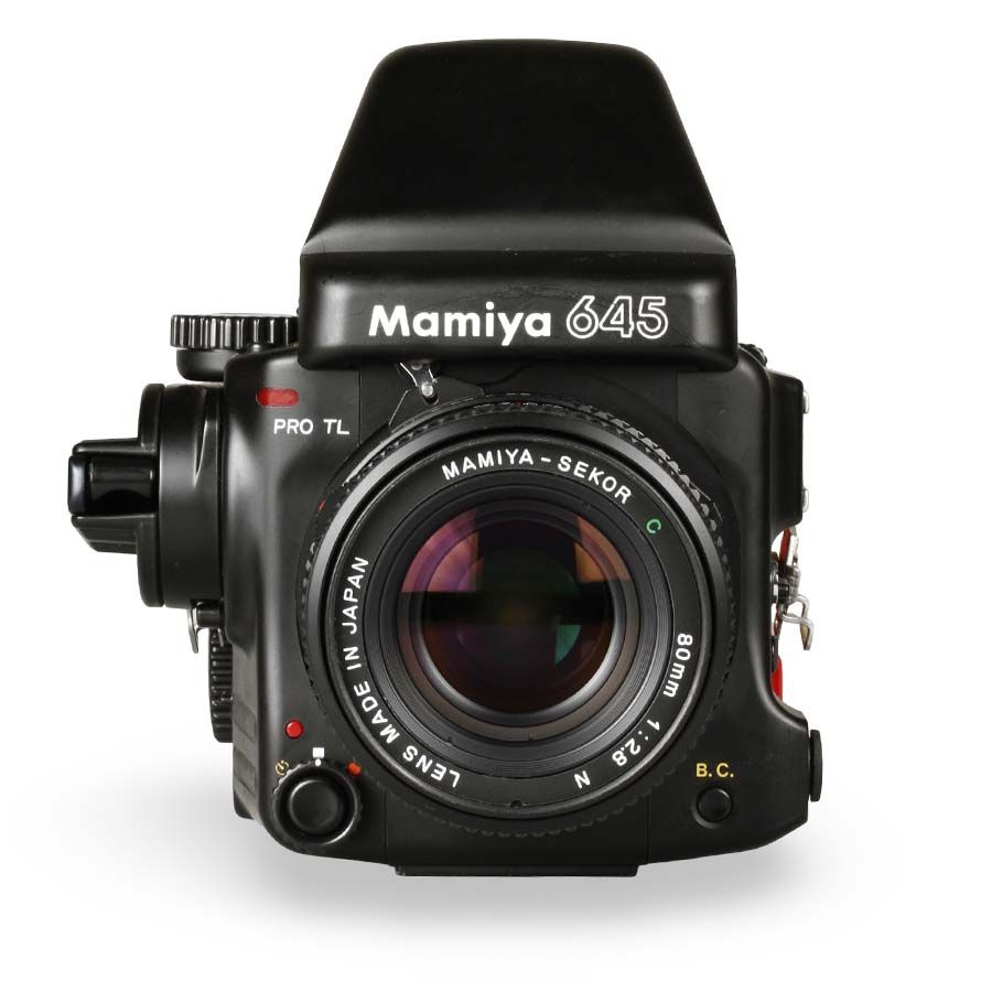 Câmera analógica médio formato Mamiya 645 PRO TL com lente 80mm f2.8  - USADO