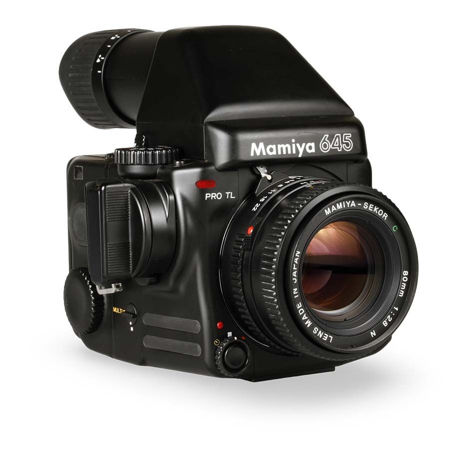 Câmera analógica médio formato Mamiya 645 PRO TL com lente 80mm f2.8  - USADO