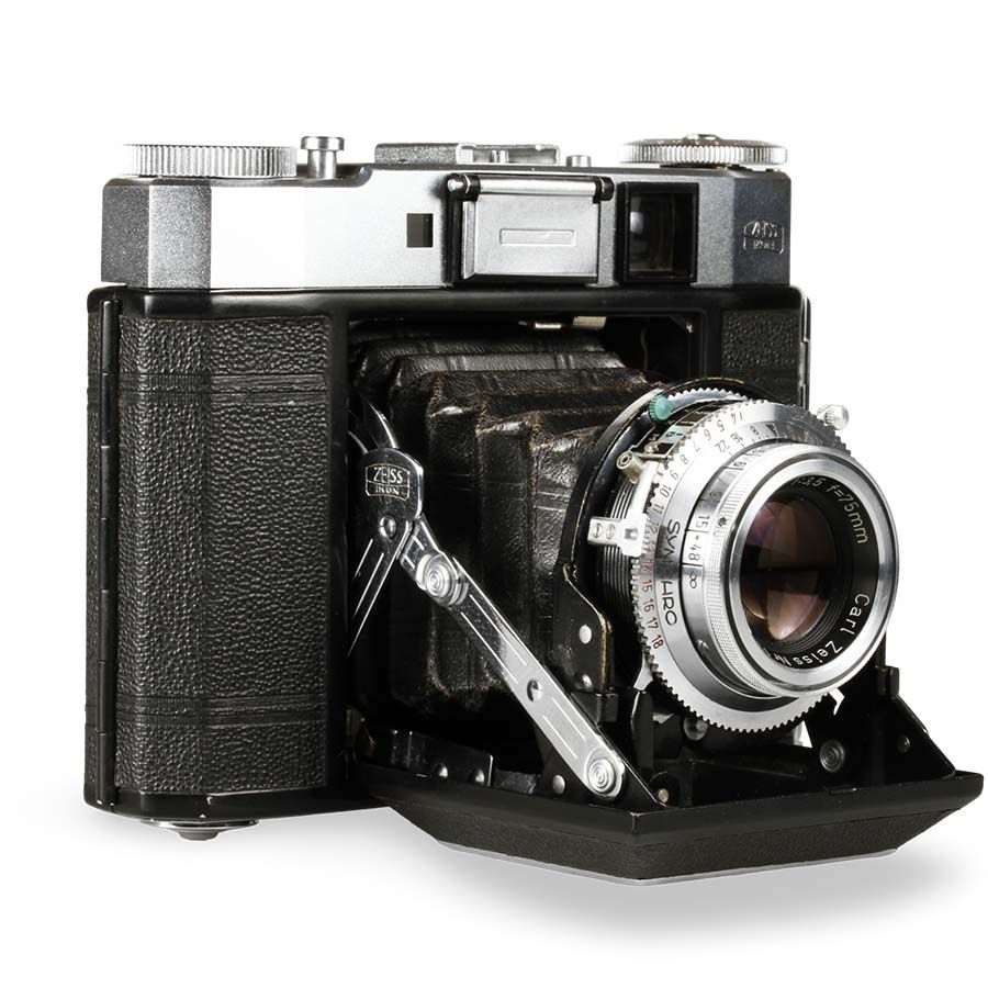 Câmera analógica médio-formato Zeiss Ikon Super Ikonta (534/16) com lente Tessar 75mm f3.5 - USADO