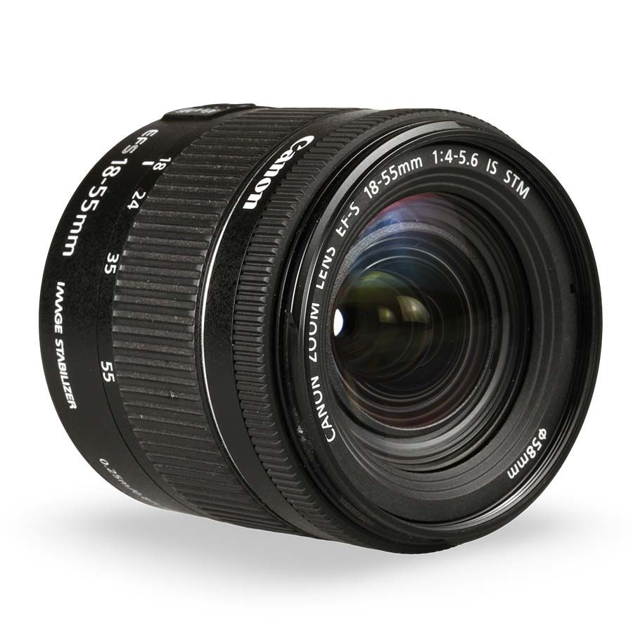 Objetiva Canon EF-S 18-55mm f4-5.6 IS STM - USADO