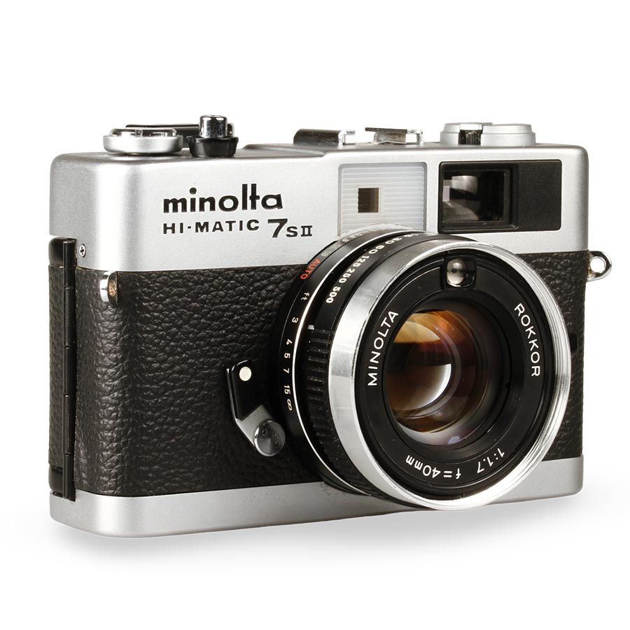 Câmera analógica 35mm Minolta Hi-Matic 7s II - USADO