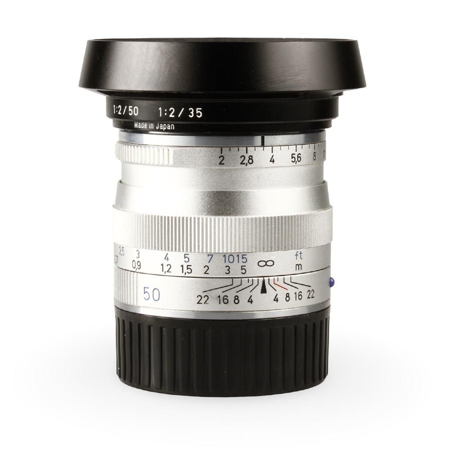 Objetiva Carl Zeiss Planar T* 50mm f2 ZM (Leica M) - USADO